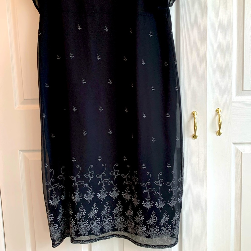 Black long maxi dress, women’s 20w - Picture 2 of 4